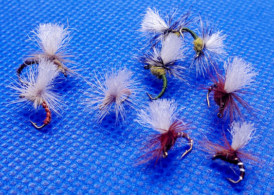 9 Emerger Fly Selection, 9 Mayfly Emergers, 9 Caddis Emergers Size #14 - #18