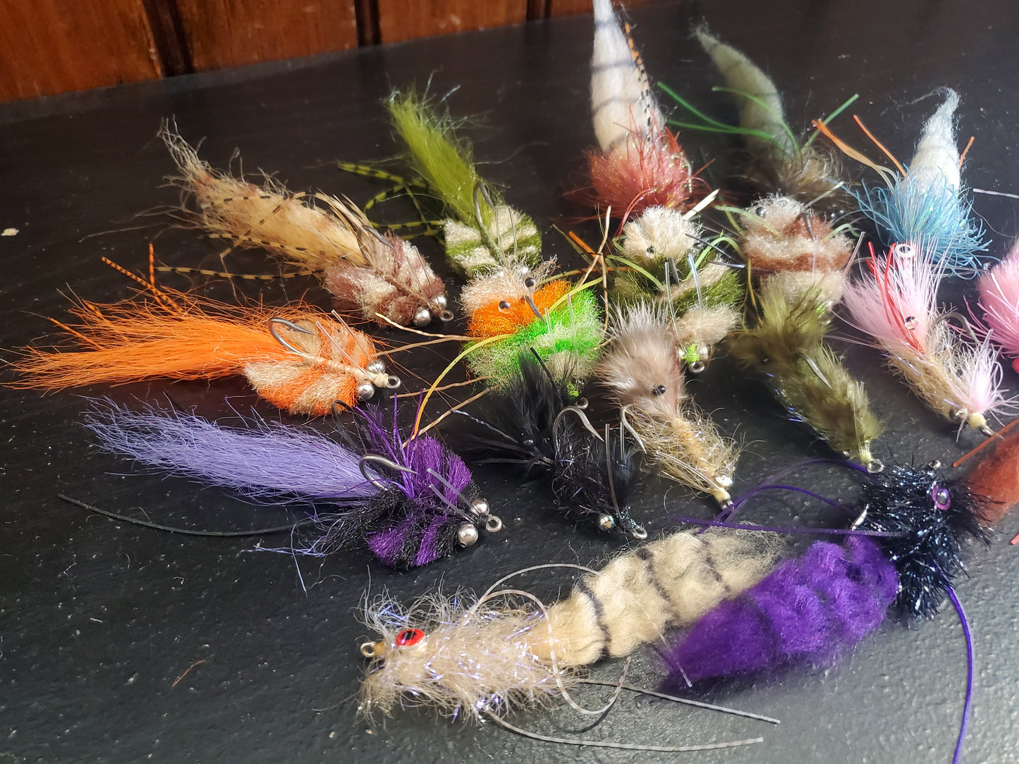 18 Redfish Fly Selection, 18 Redfish Flies, Redfish Fishing Fly Selection