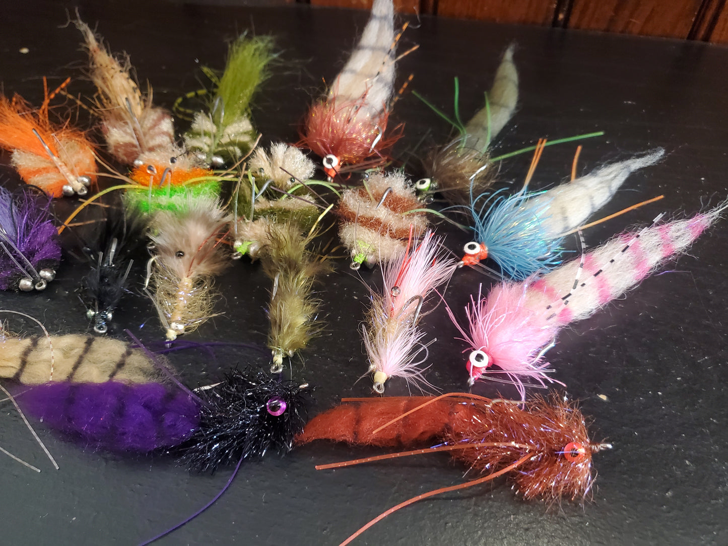 18 Redfish Fly Selection, 18 Redfish Flies, Redfish Fishing Fly Selection