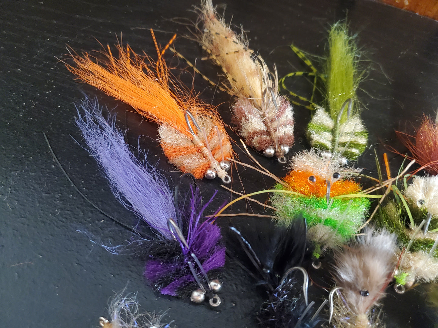 18 Redfish Fly Selection, 18 Redfish Flies, Redfish Fishing Fly Selection