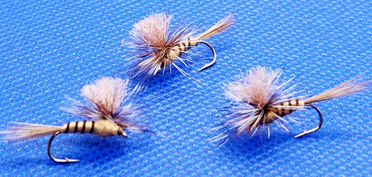 March Brown Parachute Dry Fly, Capt. Ken's March Brown, Parachute Dry Fly