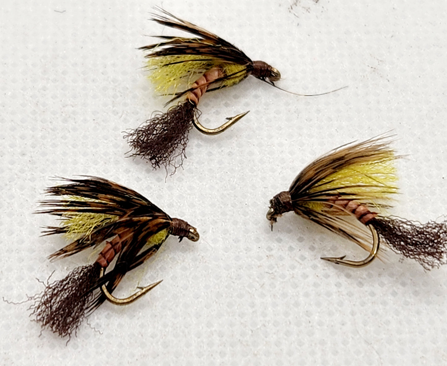 Sulfur Emerger Fly, Ken's Sunken Sulfur Emerger, Sulfur Mayfly Emerger