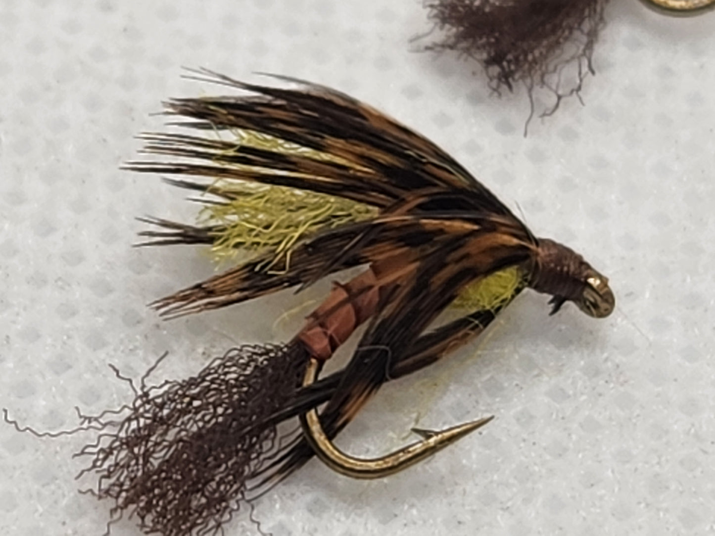 Sulfur Emerger Fly, Ken's Sunken Sulfur Emerger, Sulfur Mayfly Emerger