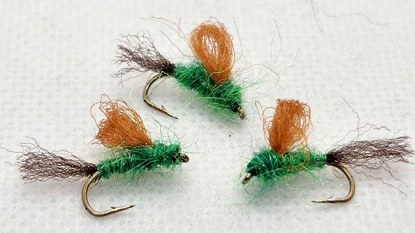 Loop Wing X Caddis Dry Fly, X-Caddis Dry Fly #14, Spent Caddis