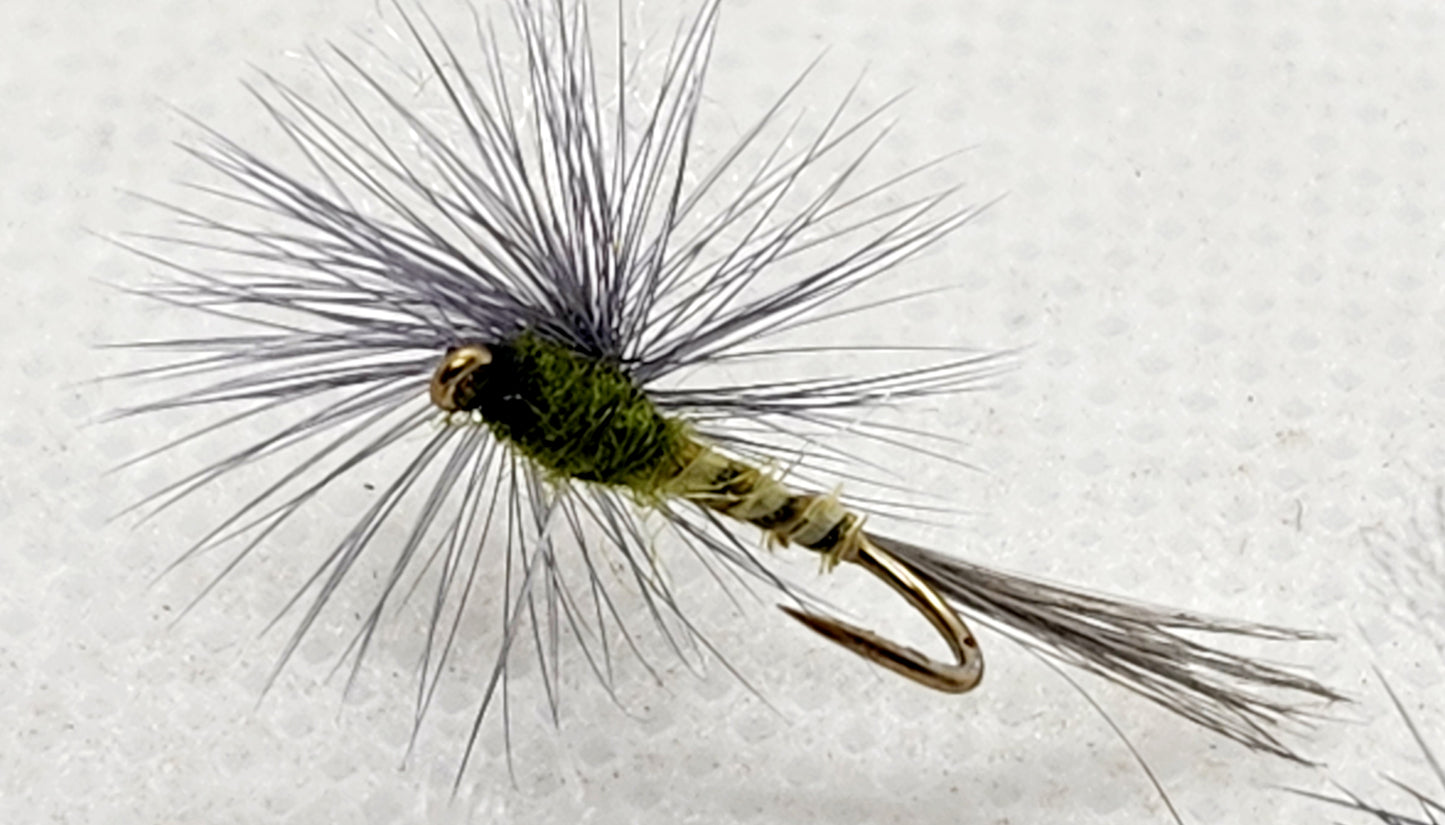 Blue Wing Olive Parachute Dry Fly, BWO Dry Fly