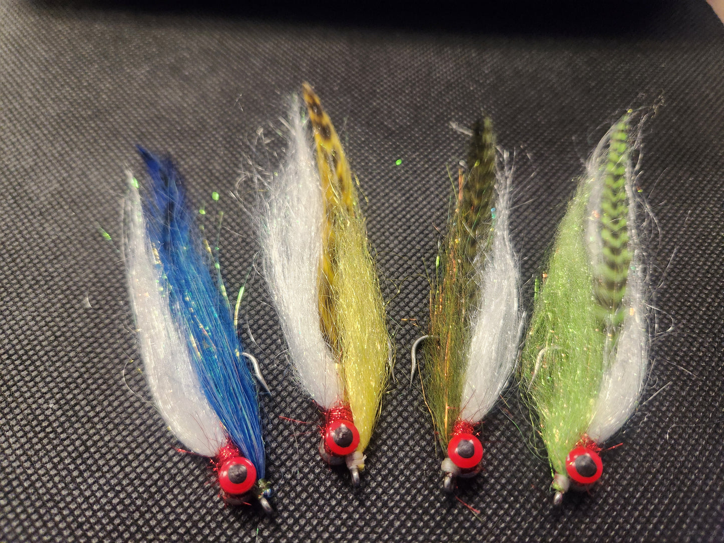 Salt Water Clouser, High Profile Clouser Minnow, Half and Half Streamer Fly,
