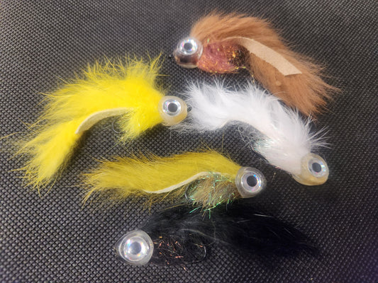 5 Zonker Flies, Zonker Fly, Rabbit Zonker Streamer Fly