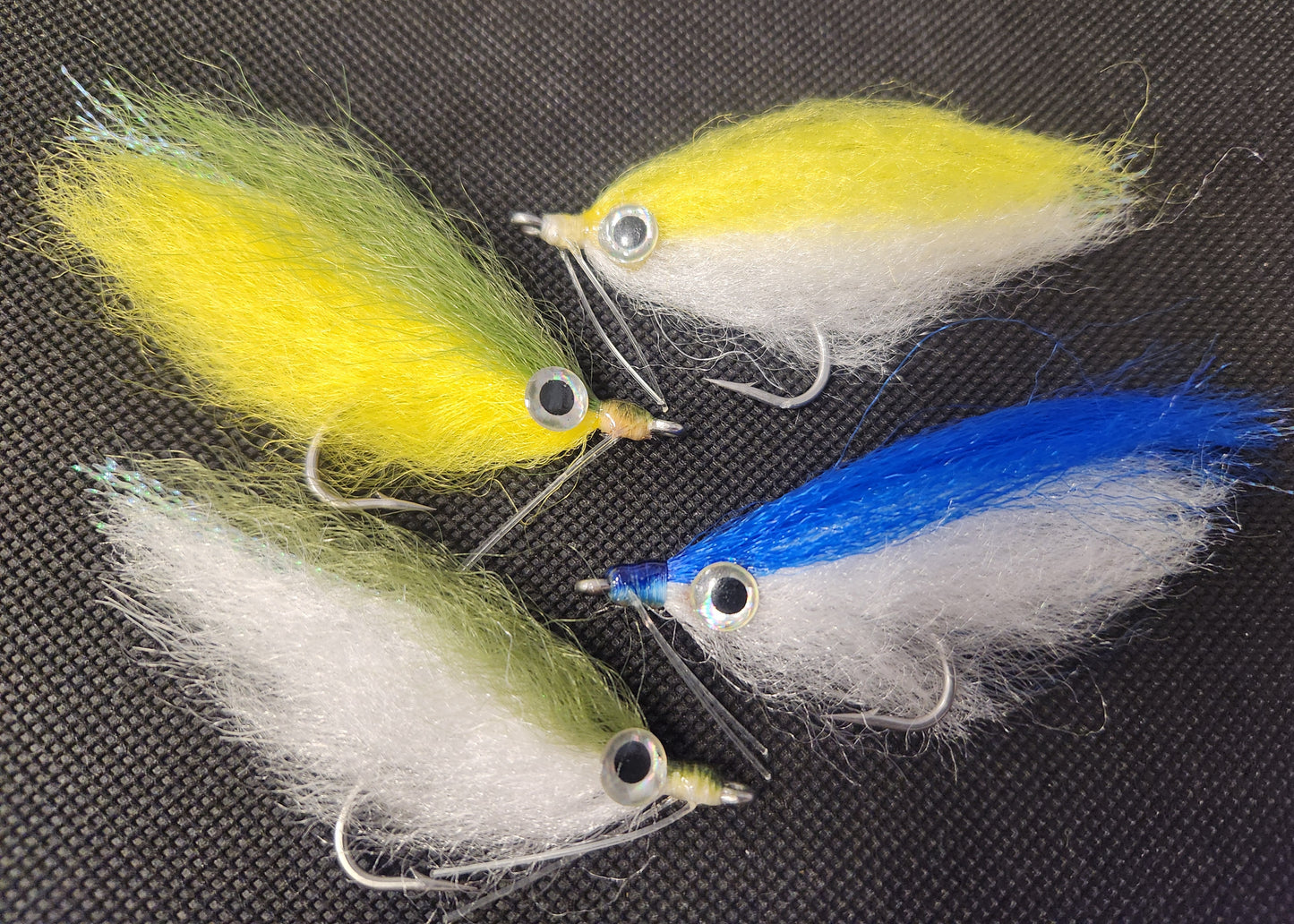 4 E P Baitfish Fly SELECTION, Salt Water Baitfish, Salt Water Streamer Fly