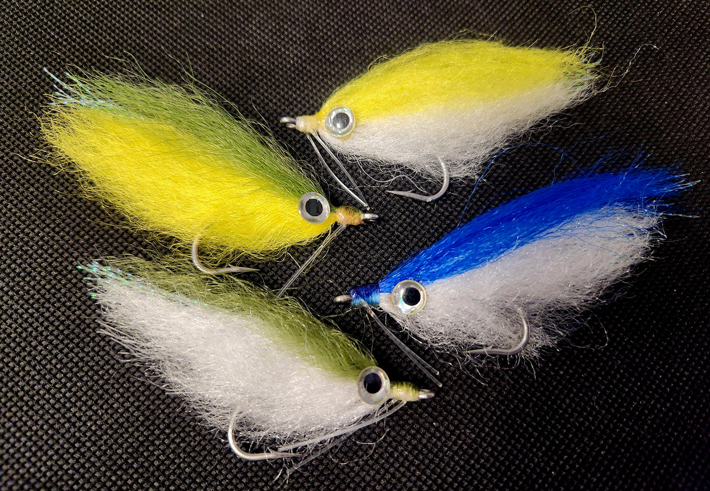 4 E P Baitfish Fly SELECTION, Salt Water Baitfish, Salt Water Streamer Fly