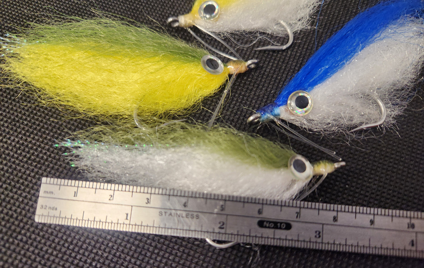 4 E P Baitfish Fly SELECTION, Salt Water Baitfish, Salt Water Streamer Fly