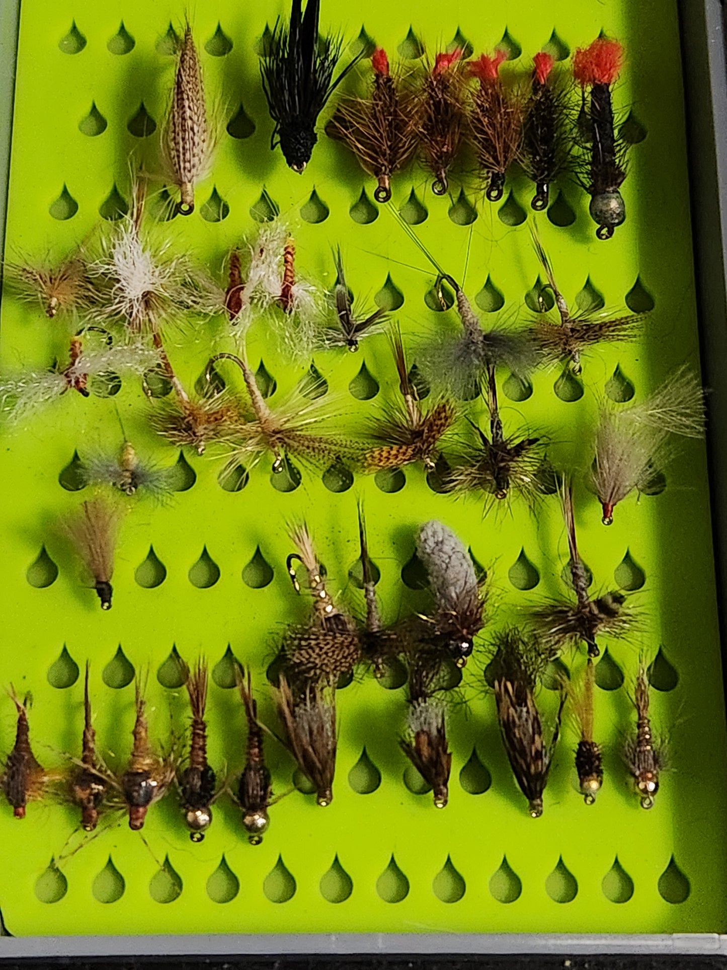 Loaded Fly Box, ORVIS / Tacky full of flies