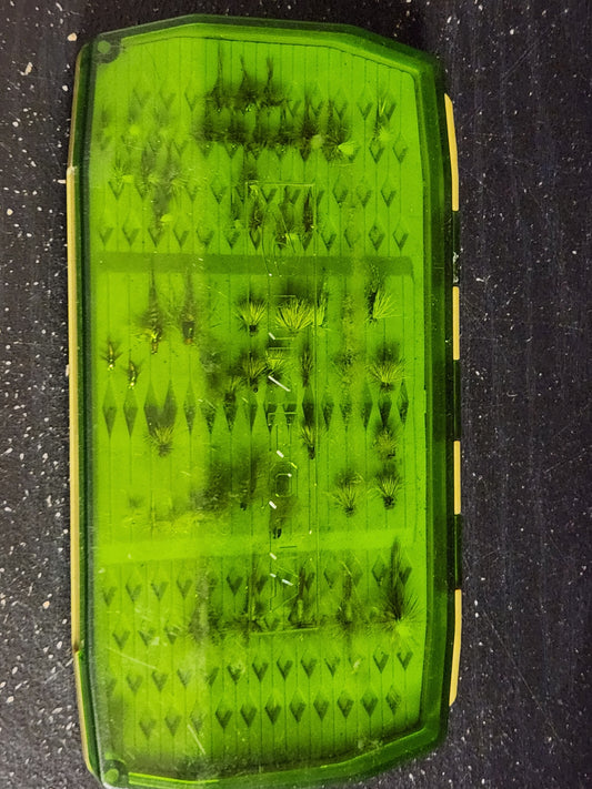 Loaded Fly Box, Umpqua Silicon Box,  full of flies 50+