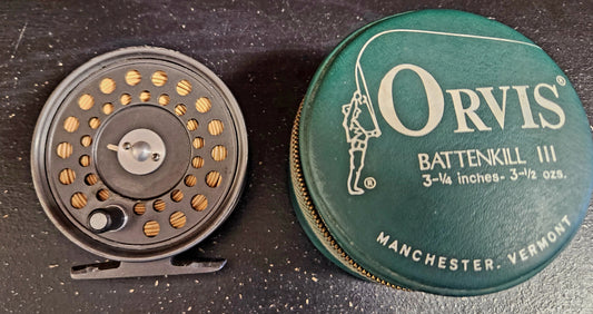 Orvis Battenkill III Fly Fishing Reel With Case Made in England