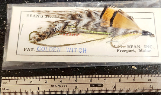 Vintage Golden Witch Trolling Fly, Golden Witch Tandem Streamer Fly