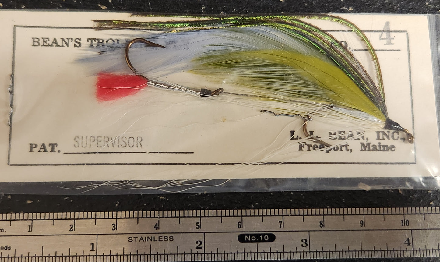 Vintage Supervisor Trolling Fly, Supervisor Tandem Streamer Fly