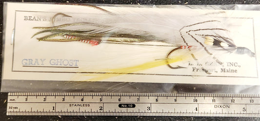 Vintage Gray Ghost Trolling Fly 5", Gray Ghost Tandem Streamer Fly