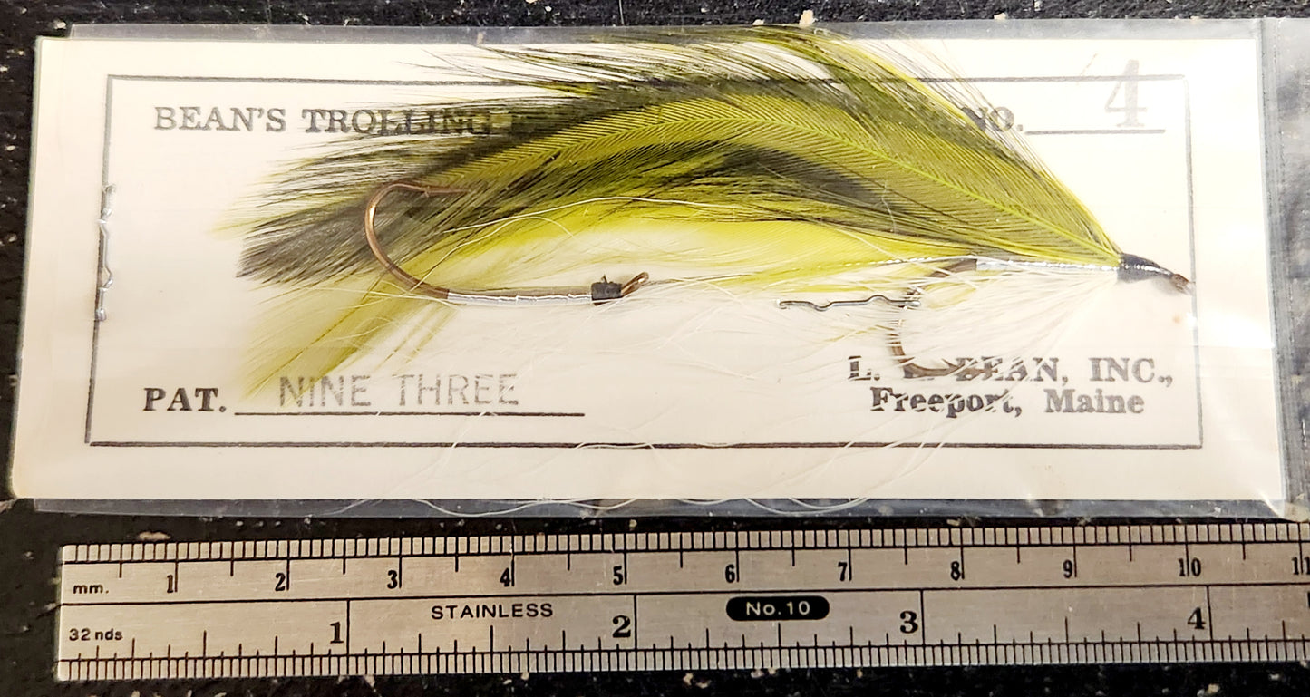 Vintage Nine Three Trolling Fly #4, Nine Three Tandem Streamer Fly