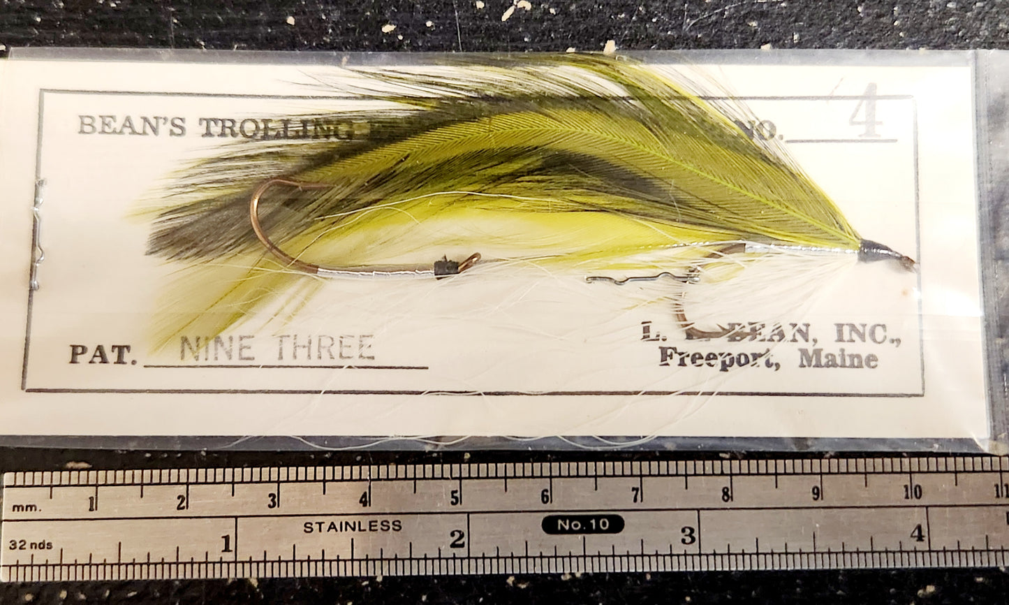 Vintage Nine Three Trolling Fly #4, Nine Three Tandem Streamer Fly