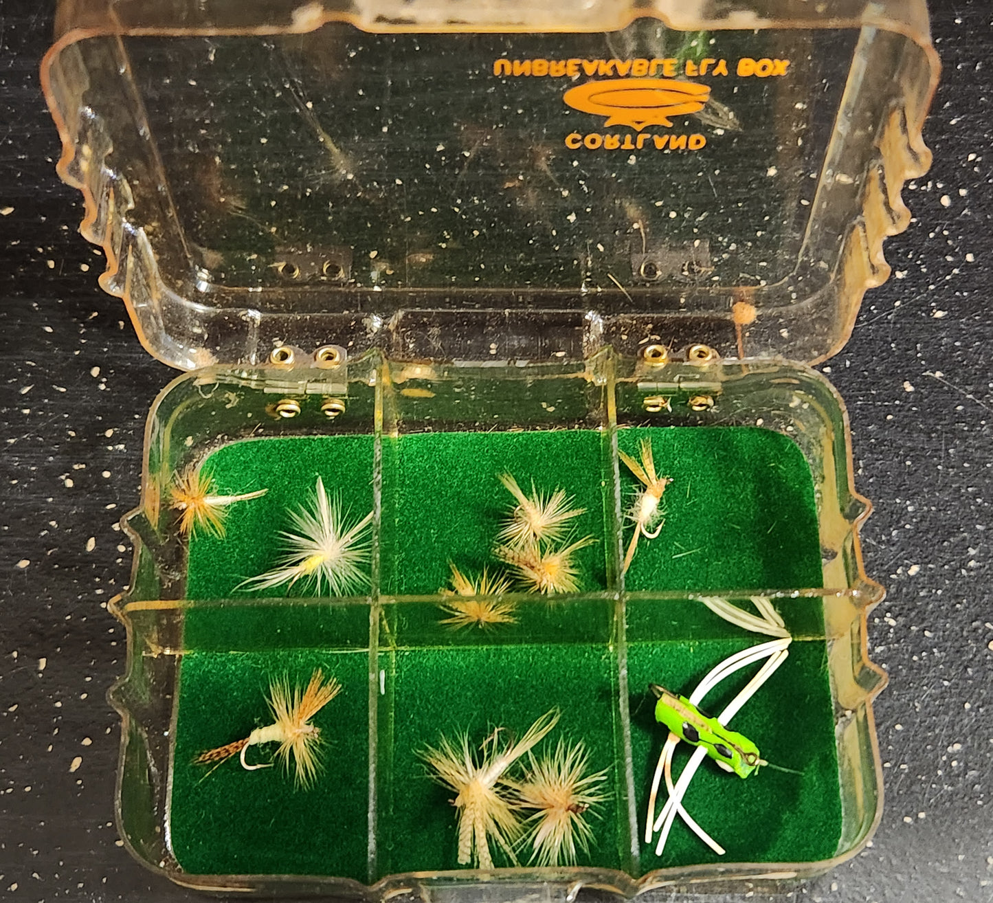 Cortland Unbrekable Fly Box with Flies
