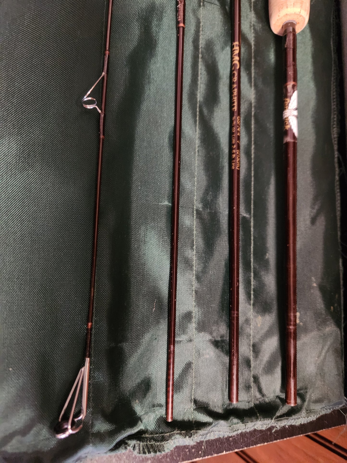 Vintage Fenwick GSF 74-4 Fly/Spin Rod, Sock And Tube