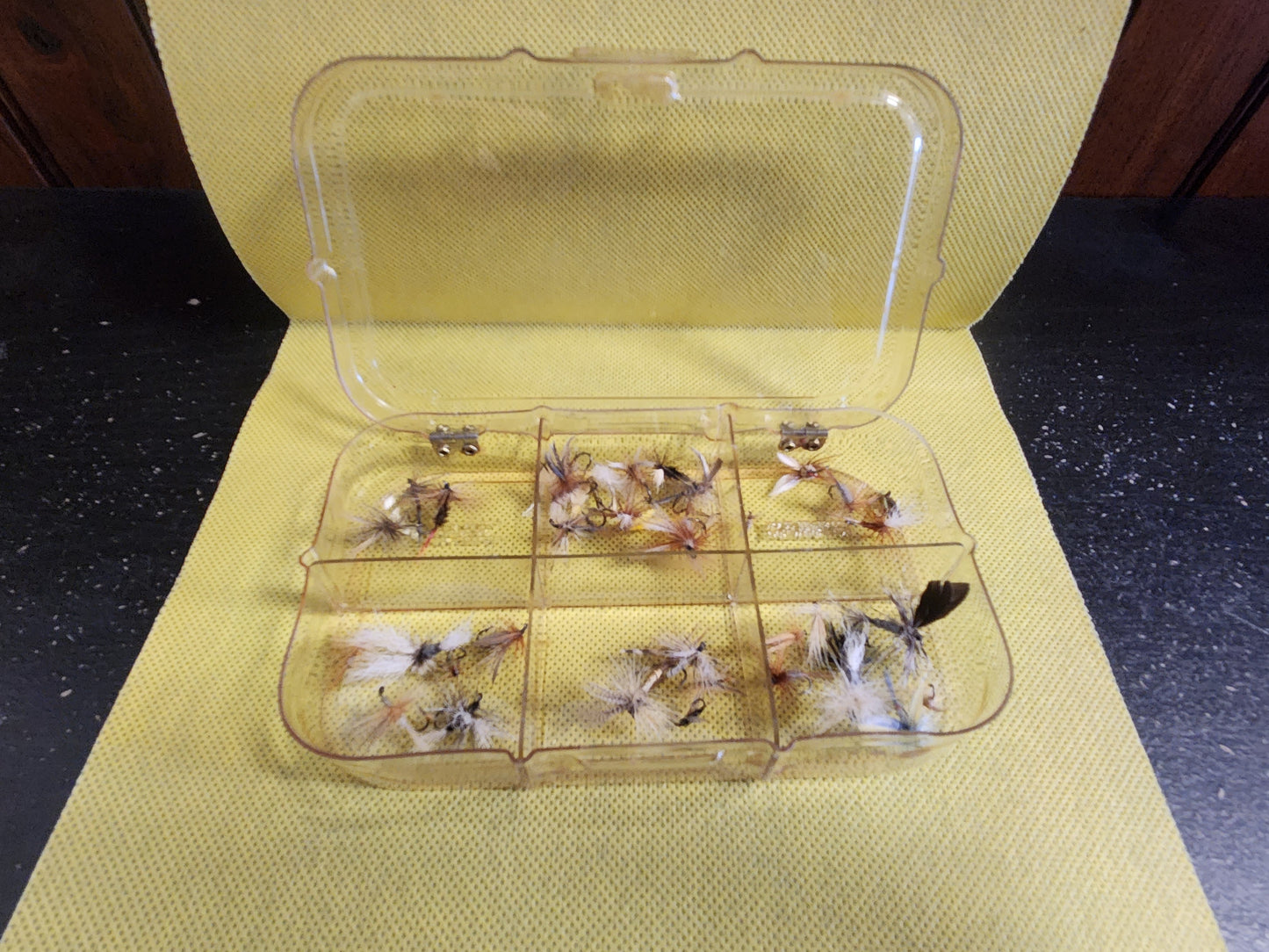 Dewitt Unbrekable Fly Box with Flies 38 flies