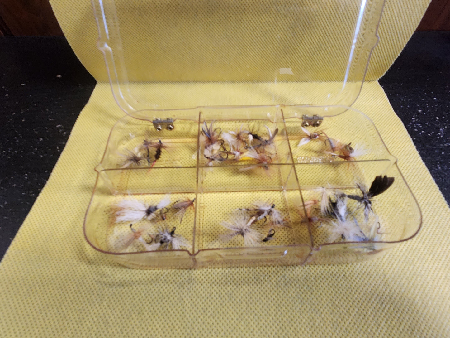 Dewitt Unbrekable Fly Box with Flies 38 flies
