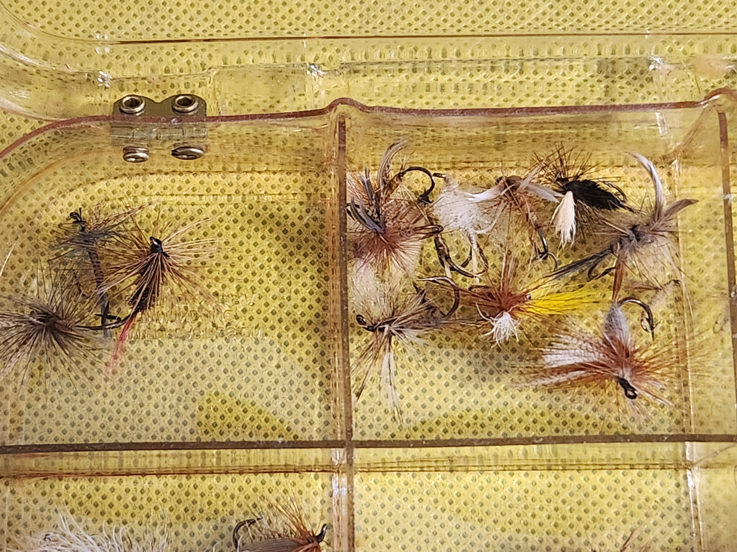 Dewitt Unbrekable Fly Box with Flies 38 flies