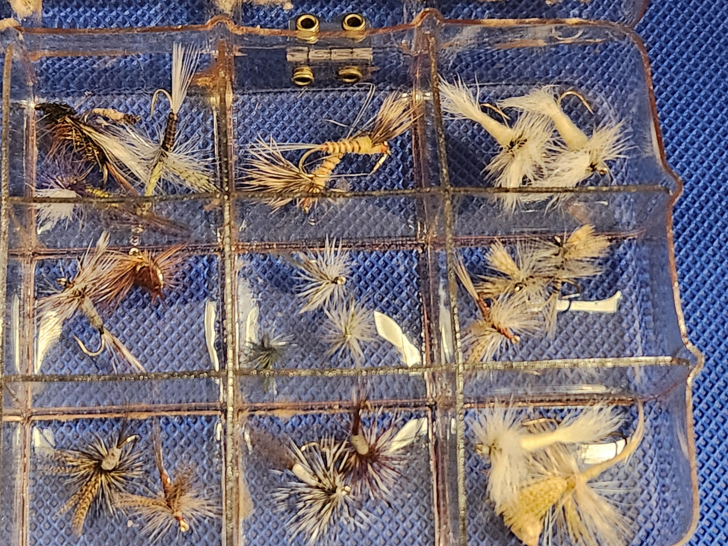 Dewitt Unbrekable Fly Box with Flies 63 flies