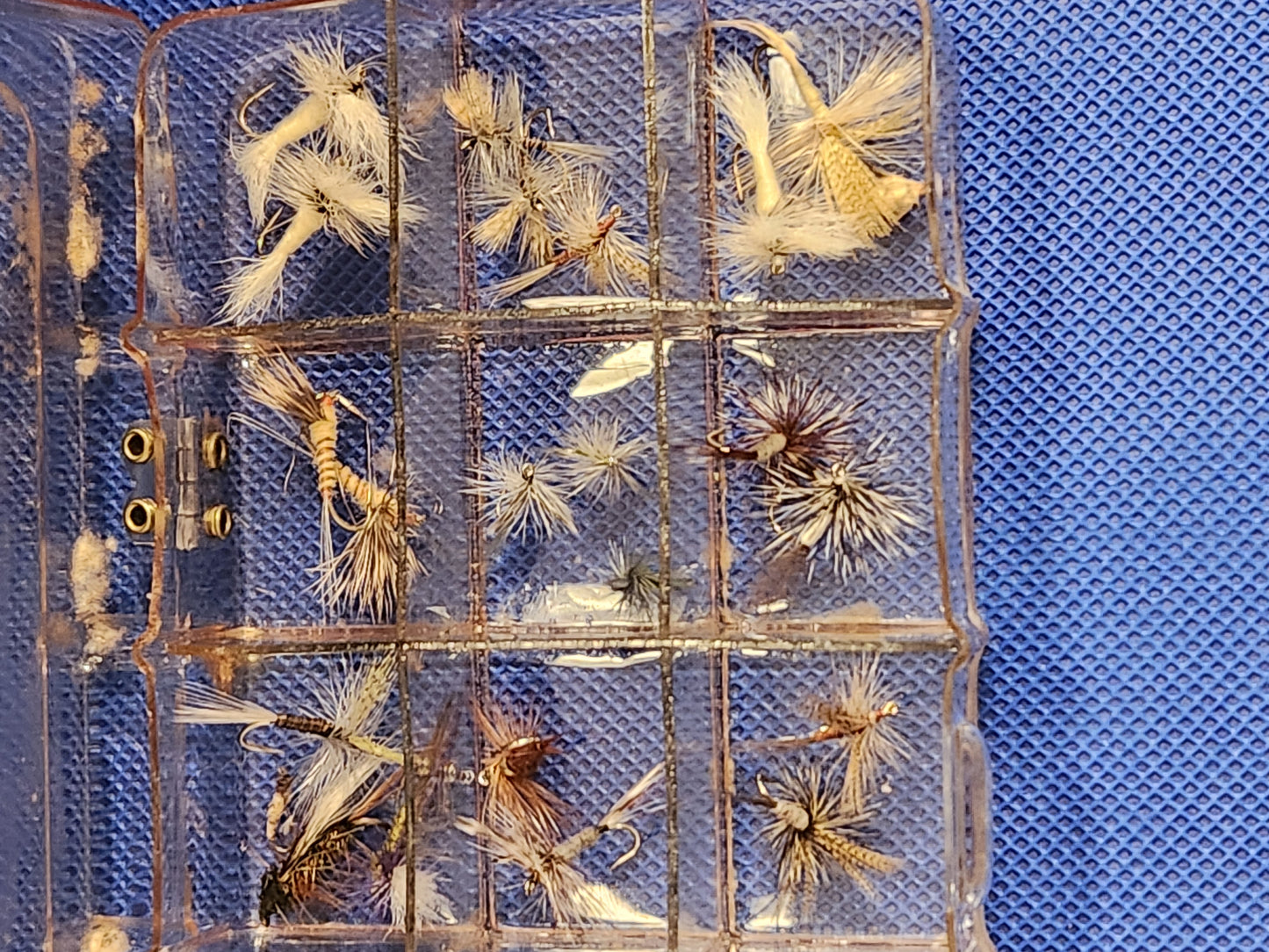 Dewitt Unbrekable Fly Box with Flies 63 flies