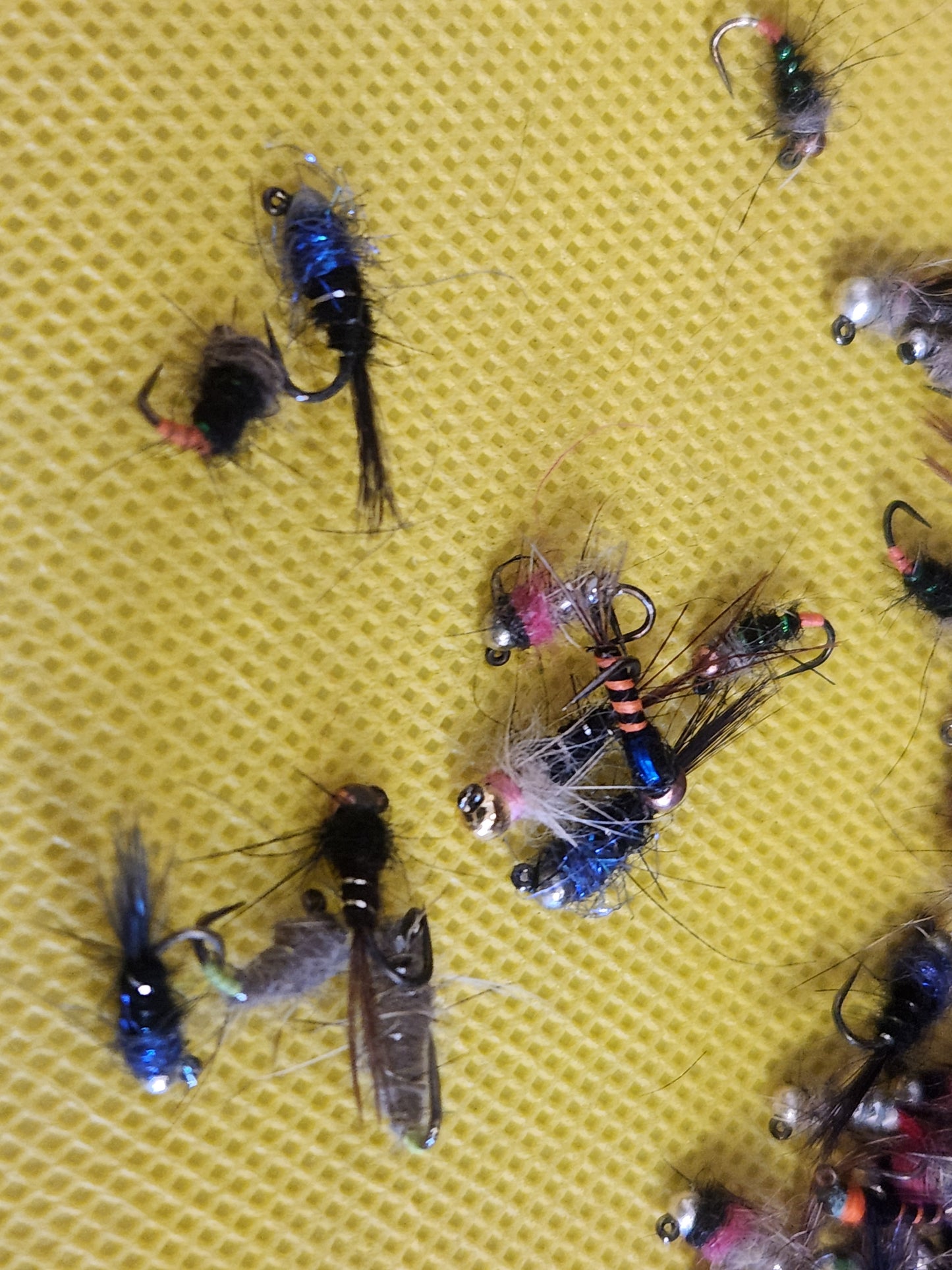 12 Tungsten Bead Trout Jig Selection, 12 Trout Jigs, Trout Jig Closeout Lot