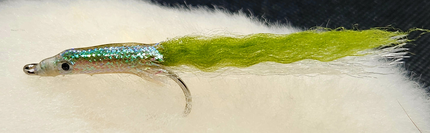 Surf Candy, Body Braid Surf Candy, Bay Anchovie, Sand Eel Fly, Salt Water Baitfish