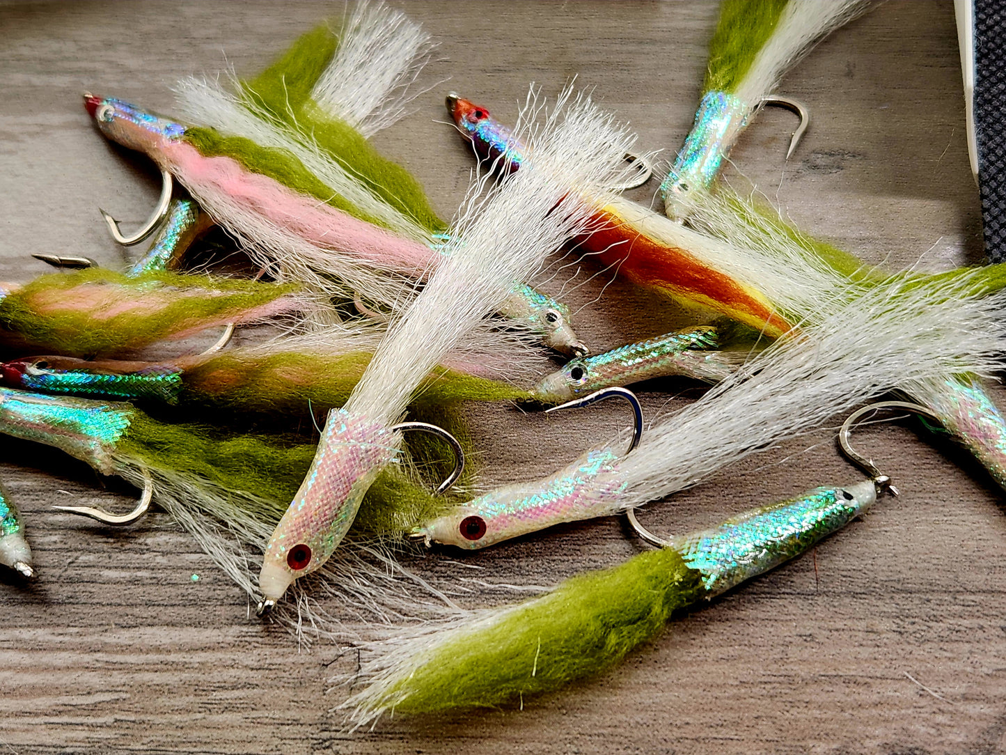 Surf Candy, Body Braid Surf Candy, Bay Anchovie, Sand Eel Fly, Salt Water Baitfish