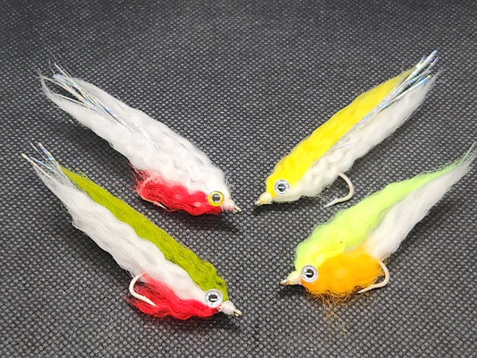 Mini Baitfish Fly, Salt Water Streamer Fly, E P Baitfish, Minnow Fly