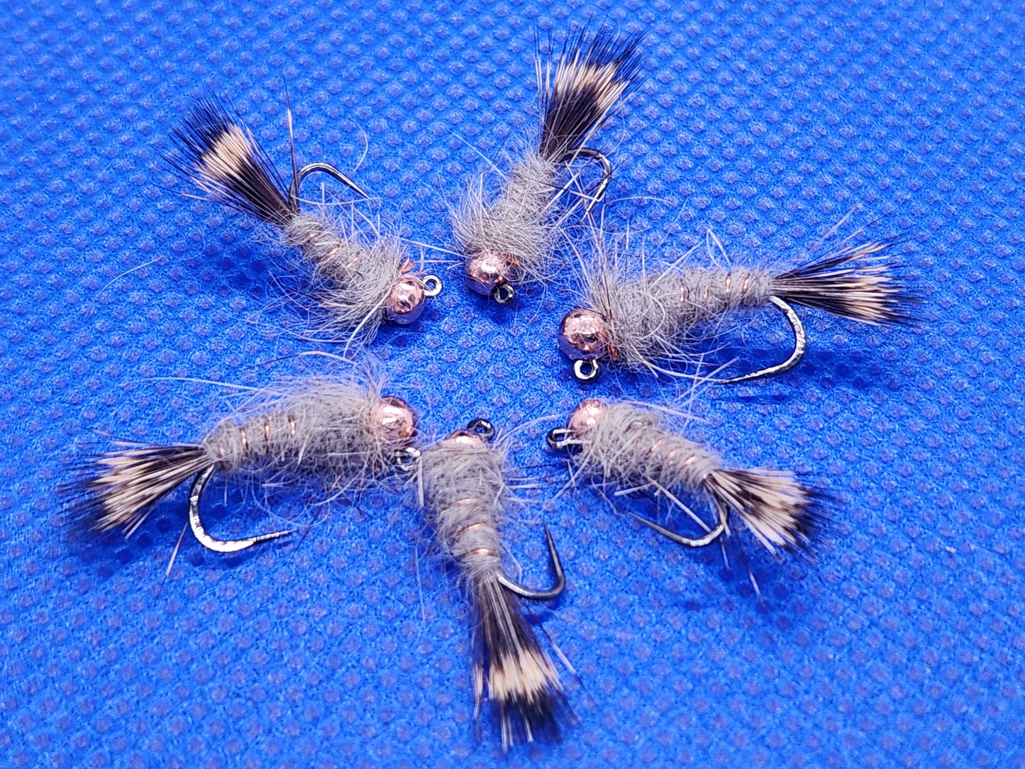Tungsten Bead Head Hare's Ear Jig Fly, Bead Head Hares Ear, BH Trout Jig