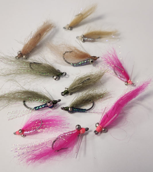 12 Gotcha Fly SELECTION, Bonefish Fly, Permit Fly (Copy)