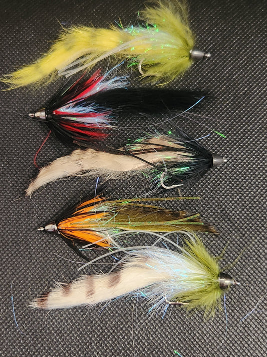 Small Conehead Leech, Conehead Rabbit Leech, Conehead Streamer Fly, String Leech