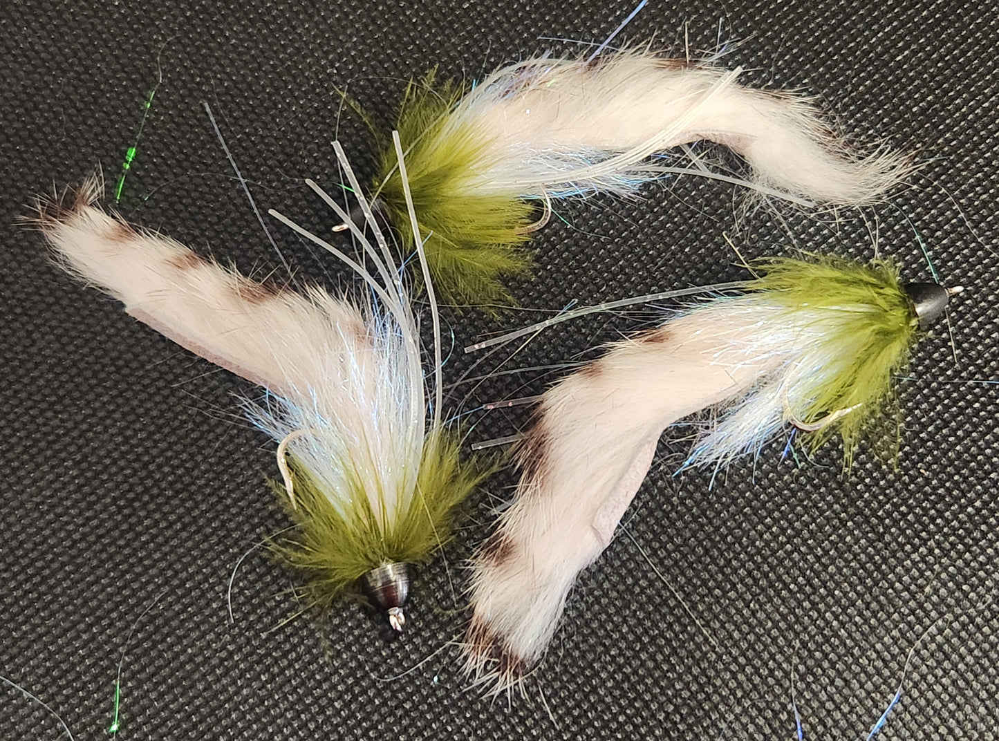 Small Conehead Leech, Conehead Rabbit Leech, Conehead Streamer Fly, String Leech