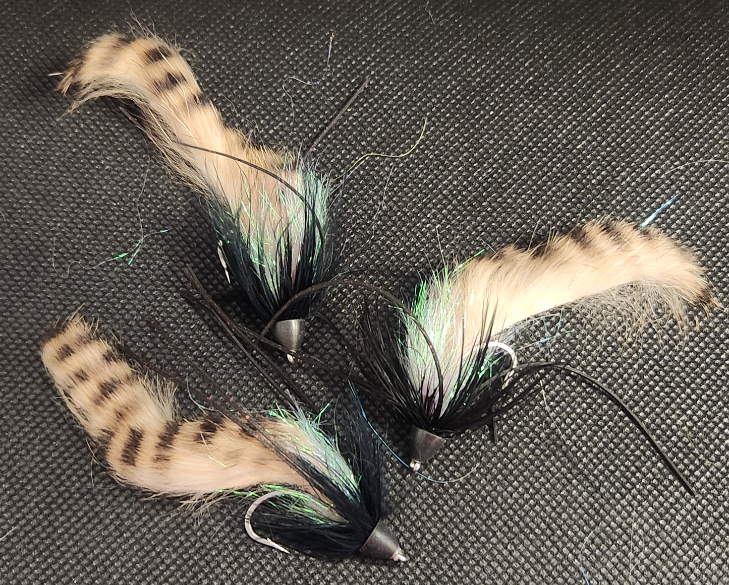 Small Conehead Leech, Conehead Rabbit Leech, Conehead Streamer Fly, String Leech