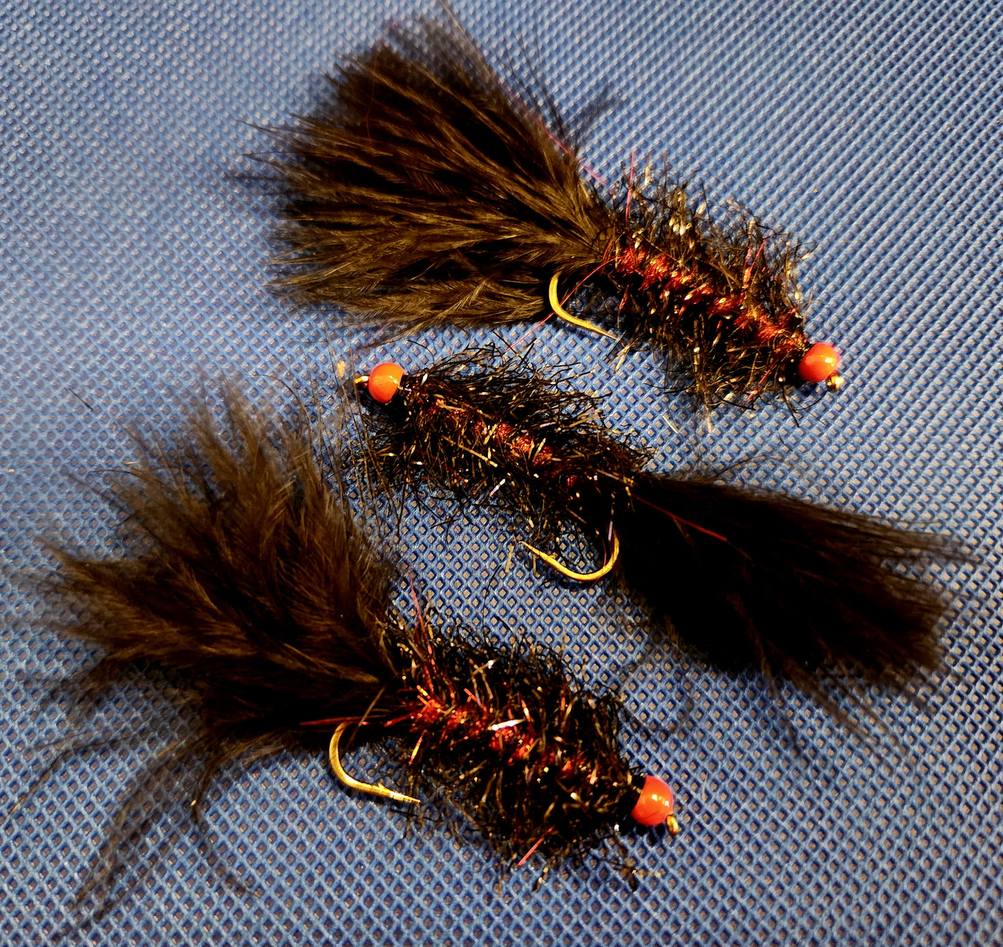 Ken's Red Head Polar Bugger, Woolly Bugger, Bead Head Bugger #2