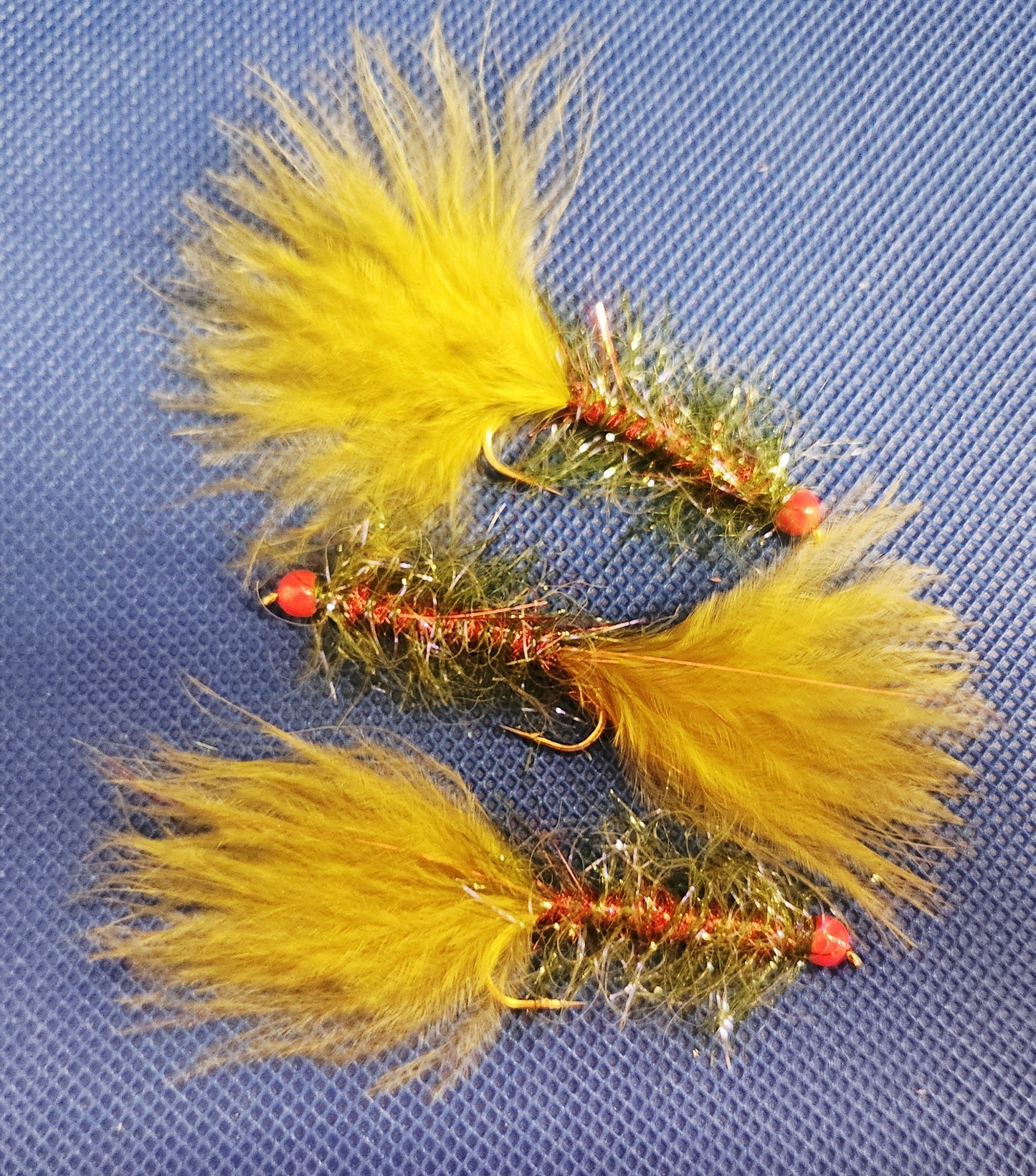 Ken's Red Head Polar Bugger, Woolly Bugger, Bead Head Bugger #2