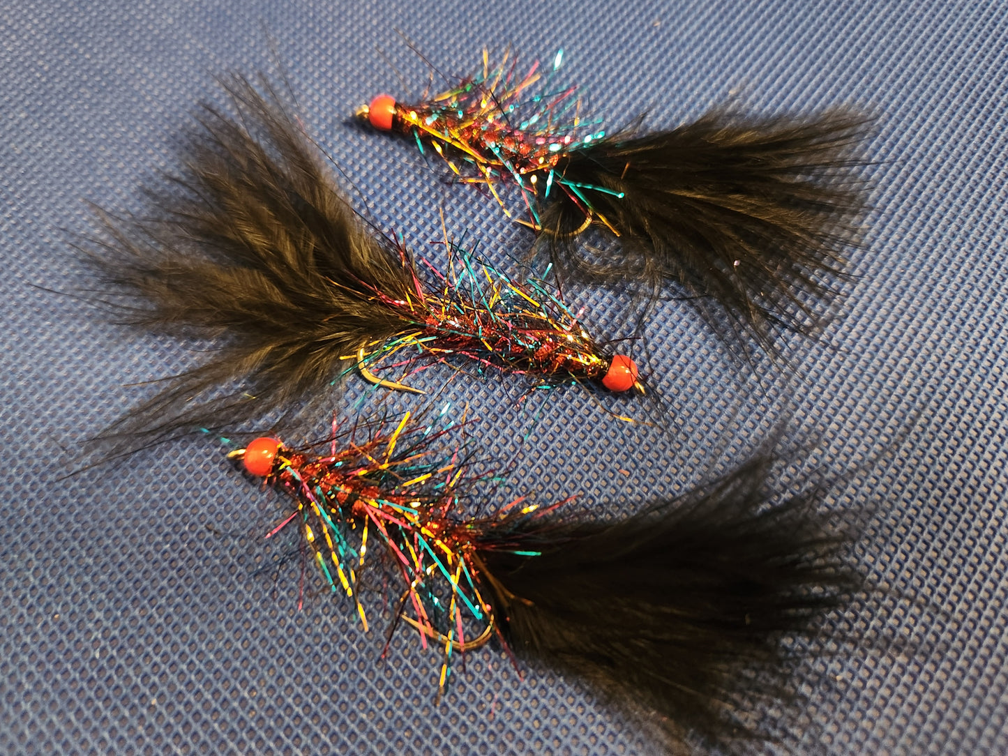 Ken's Red Head Polar Bugger, Woolly Bugger, Bead Head Bugger #2