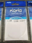 KONA Nylon Tapered Trout Leader - 9' Fly Fishing Leader 3 sizes available - 4X, 5X, 6X