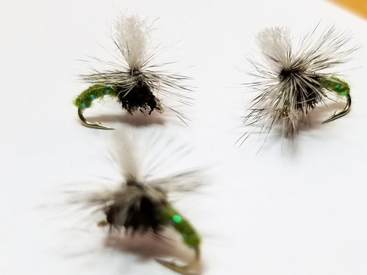 Blue Wing Olive Hackled Emerger, BWO Klinkhammer,Blue Wing Olive Mayfly Emerger