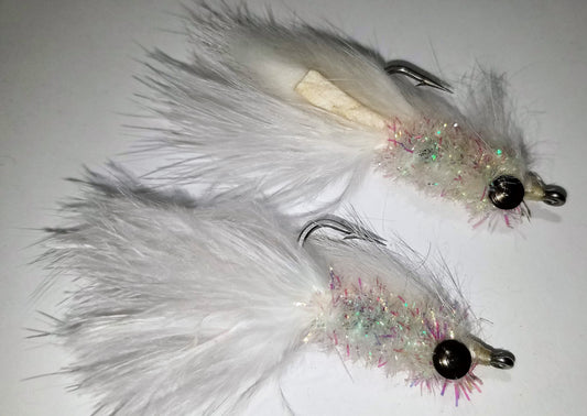 White Bait Streamer Fly SELECTION, Saltwater White Bait, Fresh Water White Bait, Schminnow Fly