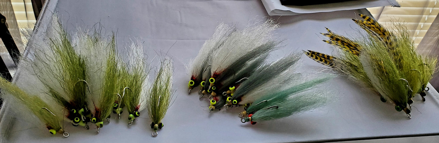 Salt Water Clouser, High Profile Clouser Minnow, Clouser Baitfish, Streamer Fly