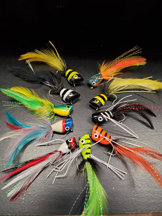 Bass PopersSolitude Fly Company Bass Poppers