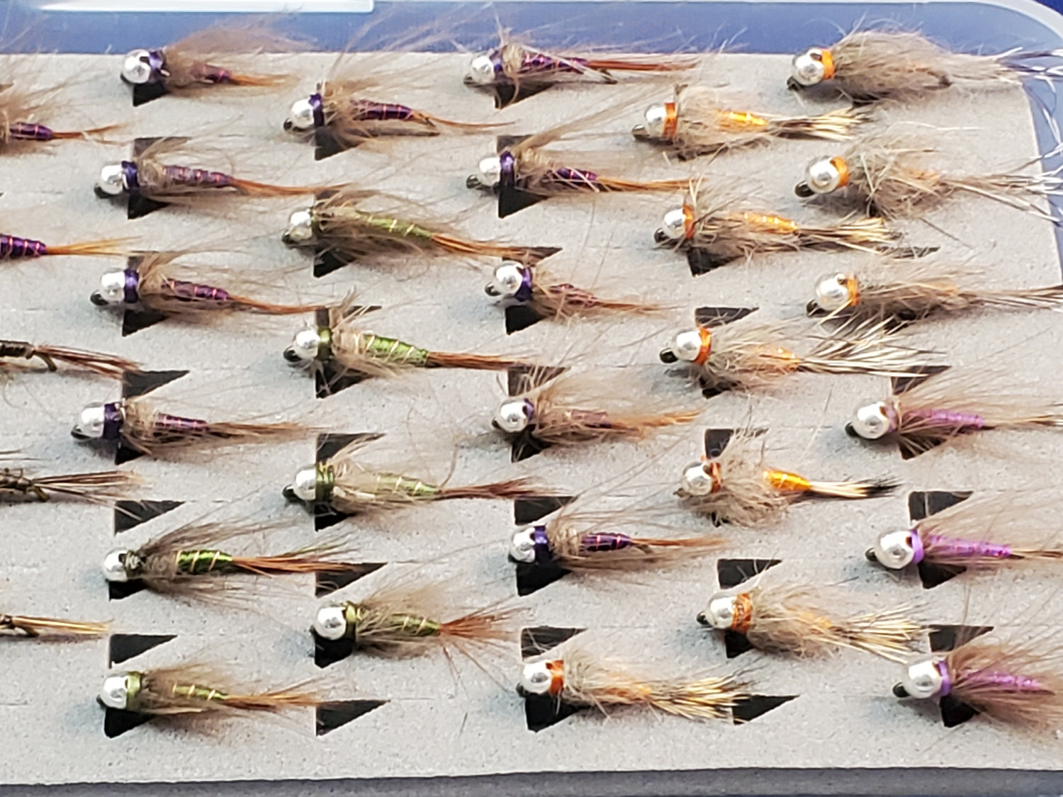 39 Tungsten Bead Trout Jigs, Jig Fly Selection, Trout Jigs, Tungsten N –  Baxter House River Outfitters