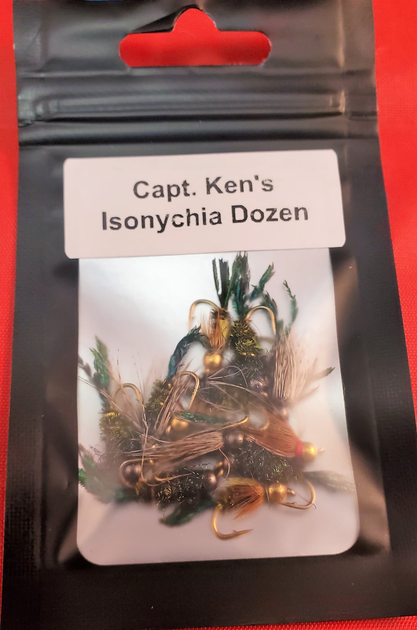 Ken's Isonychia Nymph Selection, Ken's Isonychia Nymph Dozen, Bead Head Isonychia Nymph