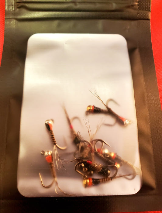 TUNGSTEN Perdigon Nymph Selection,  Mixed Dozen Perdigon Jig Nymphs, Perdigon Trout Nymphs, Trout Jigs