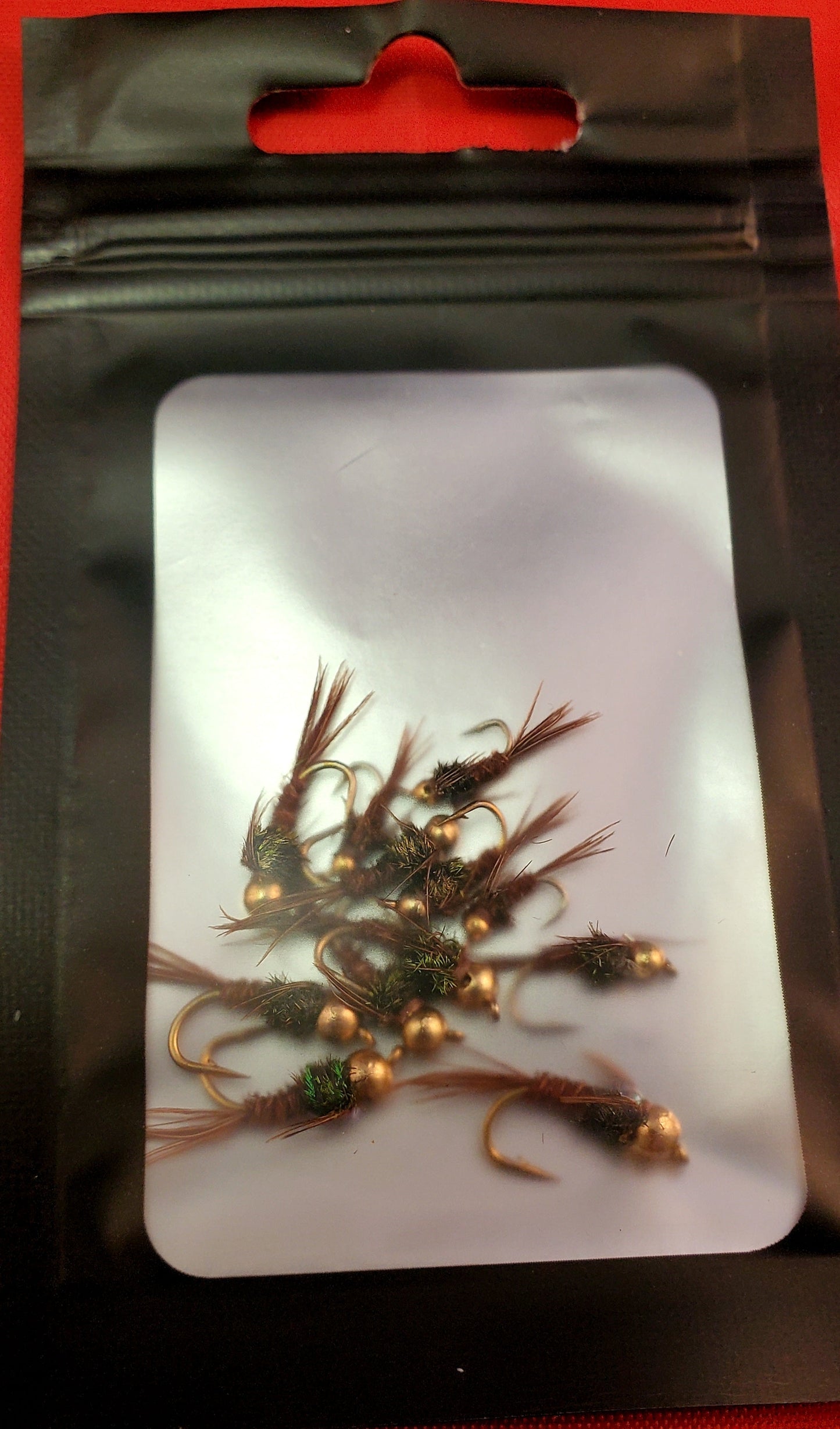 12 Bead Head Pheasant Tail Selection, Bead Head Pheasant Tail- MIXED DOZEN